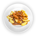 Chips & Curry Sauce 